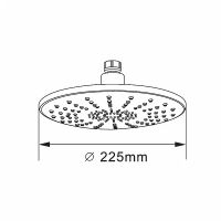 Верхний душ Agger Breeze Хром арт-ATS01 — фото 3, Верхние души