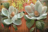 Фреска Ortograf Цветы 6704 Фактура бархат FX Флизелин (4*2,7) Разноцветный, Цветы арт-6704 (бархат FX) — фото 2, Фрески