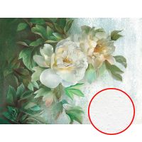 Фреска Ortograf Flower Dreams 31645 Фактура бархат FX Флизелин (3,6*2,7) Зеленый/Бежевый, Цветы арт-31645 (бархат FX) — фото 1, Фрески