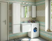 Тумба с раковиной Эстет Dallas Luxe 120 L подвесная Белая арт-ФР-00001925 — фото 6, Тумбы с раковиной