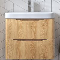 Тумба под раковину Velvex Clay 60 tp.CLA.9595.60.2Y подвесная Дуб верона арт-tp.CLA.9595.60.2Y дуб верона — фото 1, Тумбы под раковину