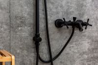 Душевая система Orange Mia Черная арт-M34-933b — фото 10, Душевые стойки