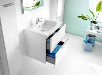 Товар: Тумба под раковину Roca Victoria Nord Ice Edition 60 подвесная Белая арт-ZRU9302730 - фото 2 Тумба под раковину Roca Victoria Nord Ice Edition 60 подвесная Белая арт-ZRU9302730 — фото 2, Тумбы под раковину