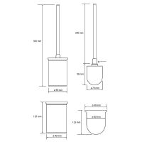 Ершик для унитаза Bemeta Omega Хром арт-104913152 — фото 2, Ершики для унитаза