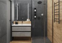 Керамогранит Ceradim Cement Strength Graphite тёмно-серый матовый 60х120 см арт-х9999304130 — фото 5, Керамогранит