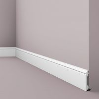 Плинтус напольный NMC Wallstyl DSPLFL200011 2000x80x13 мм арт-FL1 — фото 1, Плинтуса напольные