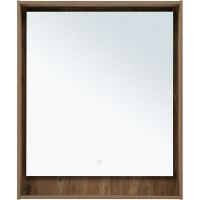 Зеркало Aquanet Милан 70 с подсветкой Дуб рустикальный с сенсорным выключателем арт-336399 — фото 3, Зеркала в ванную комнату