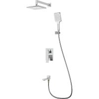 Душевая система Splenka Хром арт-S01.27 — фото 1, Встраиваемые душевые комплекты