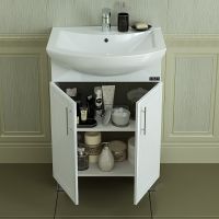 Товар: Тумба под раковину СанТа Дублин 60 Белая арт-223006 - фото 4 Тумба под раковину СанТа Дублин 60 Белая арт-223006 — фото 4, Тумбы под раковину