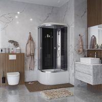 Душевая кабина Niagara Eco 90x80 R без гидромассажа арт-E90/80/40R/TN — фото 3, Душевые кабины