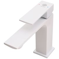 Комплект смесителей Orange Lutz Белый арт-M04-311w — фото 10, Готовые комплекты для ванной комнаты