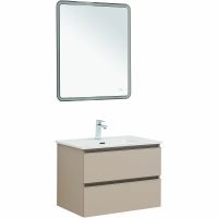 Тумба под раковину Aquanet Вега 70 подвесная Бежевая арт-329584 — фото 6, Тумбы под раковину