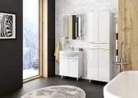 Шкаф пенал Onika Модерн 60.10 Белый арт-406002 — фото 4, Пеналы для ванной комнаты