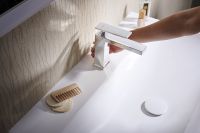 Смеситель для раковины Hansgrohe Tecturis E Хром арт-73010000 — фото 5, Смесители для раковины