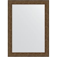 Зеркало Evoform Definite 74х54 в багетной раме - Виньетка состаренная бронза 56 мм арт-BY 3041 — фото 1, Зеркала в ванную комнату