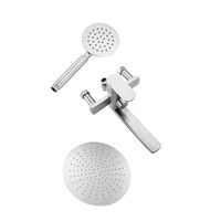 Душевая система Frap H805 Нержавеющая сталь арт-F24805 — фото 8, Душевые стойки