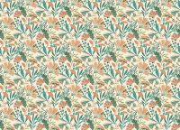 Обои Grandeco Ciara Винил на флизелине (0,53*10,05) Бежевый/Зеленый/Оранжевый, Листья/Цветы арт-A 63801 — фото 2, Обои для стен