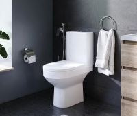 Товар: Комплект душевого уголка AM.PM Gem с поддоном с мебелью с унитазом с комплектом смесителей с душевым гарнитуром и аксессуарами арт-UK91SA - фото 4 Комплект душевого уголка AM.PM Gem с поддоном с мебелью с унитазом с комплектом смесителей с душевым гарнитуром и аксессуарами арт-UK91SA — фото 4, Душевые уголки четверть круга