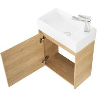 Тумба под раковину BelBagno Kraft Mini 50 L подвесная Rovere Nebrasca Nature арт-KRAFT MINI-500/260-1A-SO-RNN-L — фото 5, Тумбы под раковину