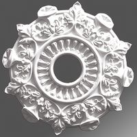 Розетка потолочная Перфект 445x26x445 мм арт-B3117 — фото 1, Розетки потолочные