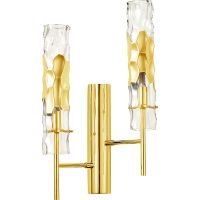 Настенный светильник Crystal Lux Прозрачный Золото арт-PRIMAVERA AP2 GOLD — фото 1, Бра