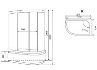 Душевая кабина Timo Comfort 120x85 с гидромассажем арт-T-8820RF — фото 9, Душевые кабины