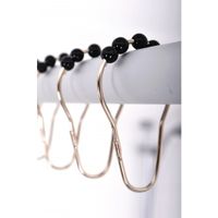 Кольца для карниза Ridder Хром Черный арт-49560 — фото 2, Крючки для штор