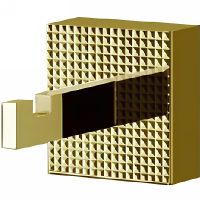 Крючок Cezares Prizma Золото 24 карат арт-PRIZMA-HK1-03/24 — фото 1, Крючки для полотенец