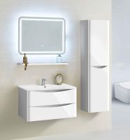 Тумба под раковину Vincea Roberta подвесная L.White арт-VMC-1R800LW — фото 2, Тумбы под раковину