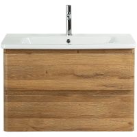 Тумба под раковину BelBagno 80 подвесная Rovere Rustico арт-ALBANO-CER-800-2C-SO-RR — фото 1, Тумбы под раковину