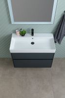 Тумба под раковину Aquanet Бруклин 70 подвесная Антрацит матовый арт-310141 — фото 13, Тумбы под раковину