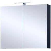 Зеркальный шкаф Orans BC-4023-600 с подсветкой Бархатистый черный арт-402360З — фото 1, Зеркальные шкафы в ванную