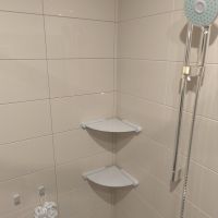 Стеклянная полка Altasan Лотос угловая Белая матовая арт-ЛТ71БМ — фото 2, Полки для ванной и душа