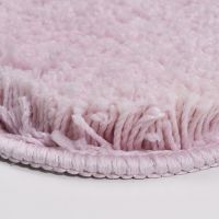 Коврик для ванной комнаты WasserKRAFT Kammel 90х57 Chalk Pink арт-BM-8309 — фото 4, Коврики для ванной комнаты