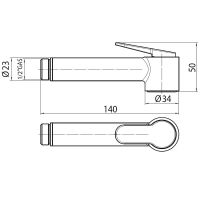 Товар: Гигиенический душ Bossini Paloma Brass Золото сатинированное арт-E37005B.043 - фото 4 Гигиенический душ Bossini Paloma Brass Золото сатинированное арт-E37005B.043 — фото 4, Гигиенические души