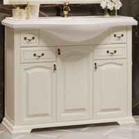 Тумба под раковину Opadiris Риспекто 105 Слоновая кость ручки Бронза арт-Z0000006705 — фото 1, Тумбы под раковину