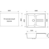 Товар: Кухонная мойка Domaci Бьелла DMC-40S арт-GWS-40S-331 белая - фото 4 Кухонная мойка Domaci Бьелла DMC-40S арт-GWS-40S-331 белая — фото 4, Кухонные мойки