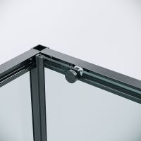 Душевая стенка Grossman Galaxy 70 профиль Графит сатин стекло прозрачное арт-200.K33.01.70.42.00 — фото 6, Боковые стенки