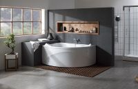 Акриловая ванна Aquanet Jamaica 160x100 L без гидромассажа арт-203986 — фото 7, Акриловые ванны