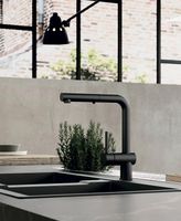 Смеситель для кухни Paffoni Light Черный матовый арт-LIG285NO-MET — фото 2, Смесители для кухни