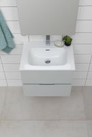 Тумба под раковину Aquanet Алвита New 60 подвесная Серая матовая арт-277512 — фото 7, Тумбы под раковину