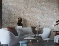 Обои Bernardo Bartalucci Brigida Флизелин (1,06*10,05) Бежевый/Розовый, Абстракция арт-84267-2 — фото 2, Обои для стен