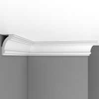 Карниз Decomaster 2400x90x56 мм арт-96611 — фото 1, Карнизы