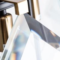 Люстра Divinare Elliot Прозрачная Черная арт-7304/04 SP-6 — фото 2, Люстры