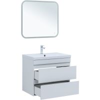 Товар: Тумба под раковину Aquanet Нота New 75 подвесная Белый глянец арт-335418 - фото 8 Тумба под раковину Aquanet Нота New 75 подвесная Белый глянец арт-335418 — фото 8, Тумбы под раковину