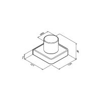 Стакан для зубных щеток Damixa Jupiter Черный Белый арт-DA7734300 — фото 3, Стаканы для зубных щеток
