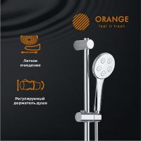 Душевая система Orange Хром арт-S11cr — фото 3, Душевые стойки