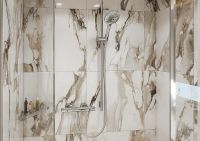 Смеситель для душа Hansgrohe Ecostat Comfort с термостатом Белый матовый арт-13116700 — фото 4, Смеситель для душа