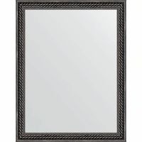 Зеркало Evoform Definite 45х35 в багетной раме - Витой махагон 28 мм арт-BY 1328 — фото 1, Зеркала в ванную комнату