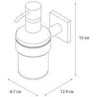Товар: Дозатор для жидкого мыла Fixsen Lux Chrome Хром арт-FX-15012 - фото 3 Дозатор для жидкого мыла Fixsen Lux Chrome Хром арт-FX-15012 — фото 3, Дозаторы